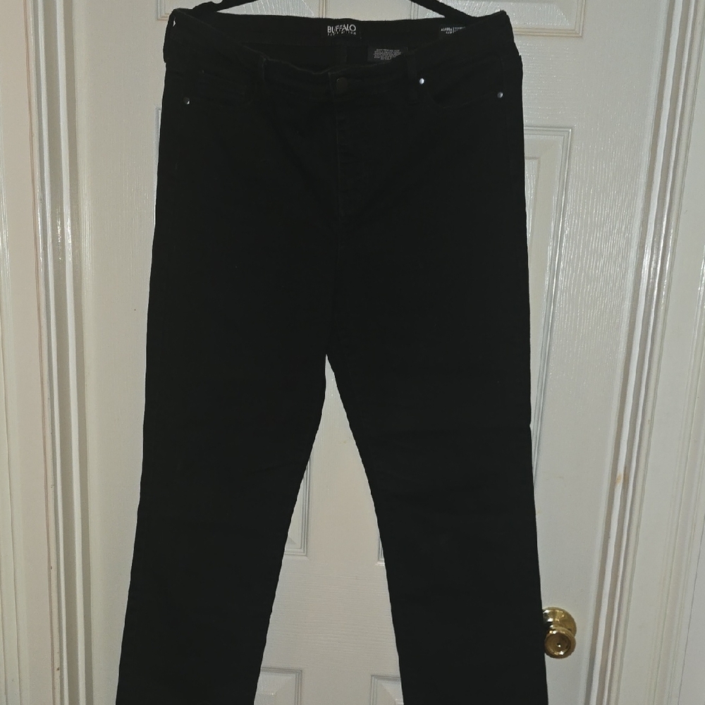 Buffalo‎ David Bitton Women's Black Straight Jeans